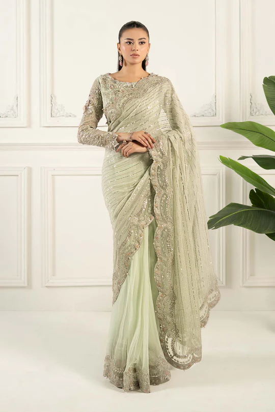 Epic Embroidered Chiffon Saree